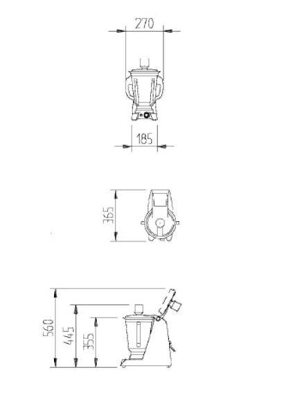 SB 4 23010 (24) Hällde Mixer-Blender